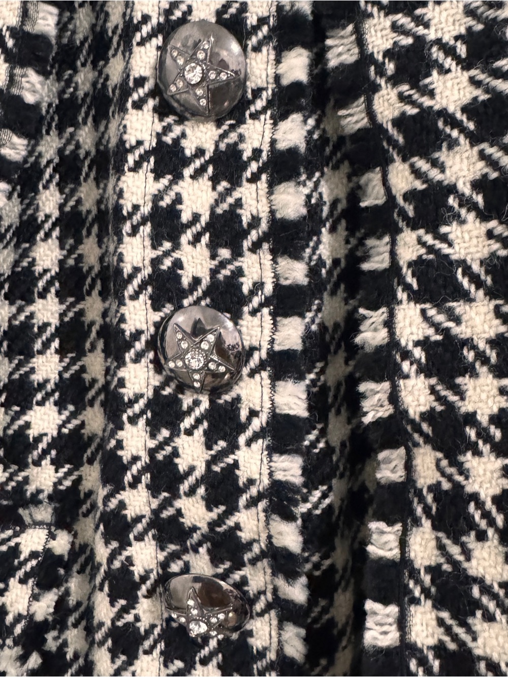 Dolce & Gabbana Black and White Houndstooth Skirt Set - Picture 4 of 11